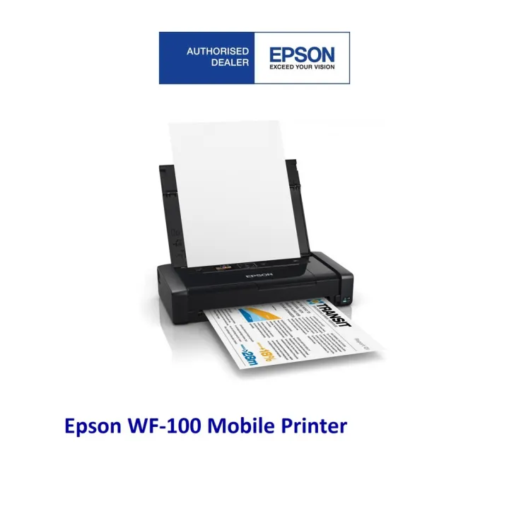 Epson WF100 Mobile Printer Lazada