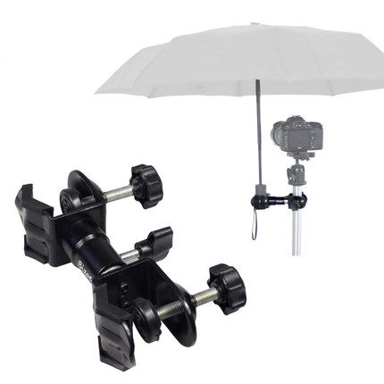 กล้องร่มม่านบังแดดที่ใส่คลิปหนีบยึดสนับสนุนอุปกรณ์เสริมสำหรับ-dslr-canon-nikon-ถ่ายภาพโคมไฟ14ขาตั้งกล้องฝน