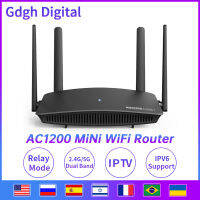 TOTOLINK A720R 1200Mbps WIFI Router Full Port 2.4GHz5GHz Wifi Repeater 4*6dBi External Antennas Support IPTV