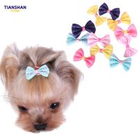 COD 6 Pcs Dog Cat Puppy Bow Tie Flower Bowknot Hair Clips