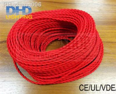 Free shipping 2 coresx0.75mm 8meters/lot braided fabric wire vintage cloth PVC DIY industrial pendant lamp fabric cable cord