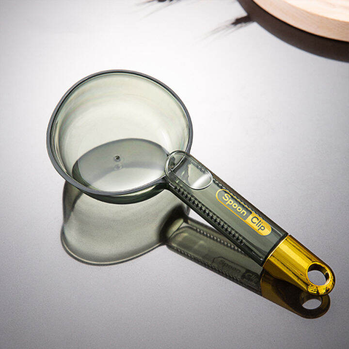 🔥Ready Stock🔥MultiFunctional Rice Scoop with Clip Long Handled Plastic