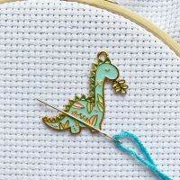 （Jinxiu cross-stitch）เข็ม MinderDinosaur LeafNeedleMagnet ForStitch เย็บปักถักร้อย