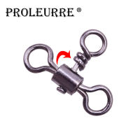 Proleurre 10 ชิ้น/ล็อตตกปลาหมุน Rolling Swivels อุปกรณ์ตกปลาทะเล Tackle Connector Rolling Swivels 3-way Swivels-SLPPP STORE