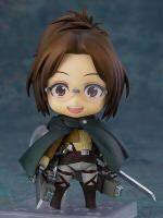 ผ่าพิภพไททันโจมตี1123 Nendoroid รุ่น Q Hanji Zoye ภาพอนิเมะเปลี่ยนใบหน้าได้【สิงหาคม】