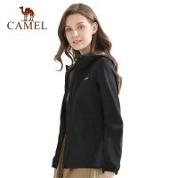 Camel เสื้อแจ็กเก็ตวอร์ม ตัวสั้น กันน้ํา กันลม สําหรับผู้หญิง 5211028✺