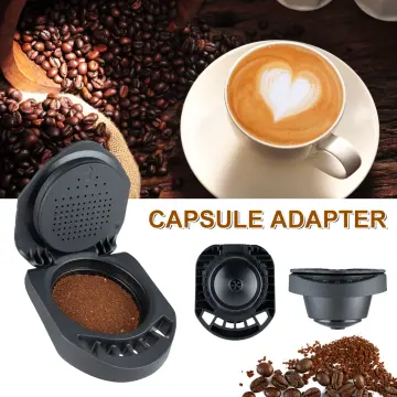 Stainless Steel Refillable Coffee Capsule Pod Reusable Coffee Filters Cup  For Delta Q NDIQ7323 Machine Metal Spoon Bean Grinder