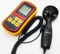 เครื่องวัดความเร็วลม ใบพัดแยก Digital Electronic Handheld Wind Speed Meter Anemometer