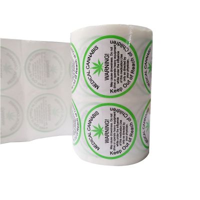 New Trend 1.5 Inch 500 PCs/Roll Warning Stickers Adhesive Labels Medical Warning Label for Warning and Indication Safety
