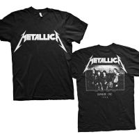 [คลังสินค้าพร้อม] เสื้อยืด Metallica Master Of Pups Photo 100สีเงิน