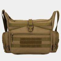 15.6 Inch Tactical Sling Bag Military Mens A4 Document Molle Messenger Crosscody Bags Laptop Shoulder 14 inch Daily Bag Molle Note Books Pads