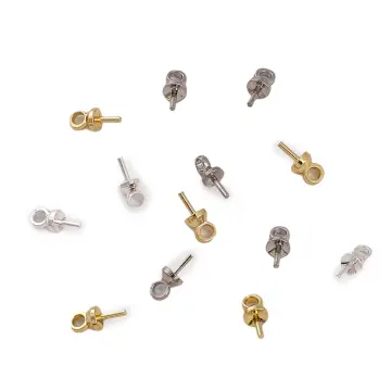 100pcs Jewelry Finding Metal Eyepins Jewelry Making Crafting Iron Eye Pins  Handicraft Accessories 