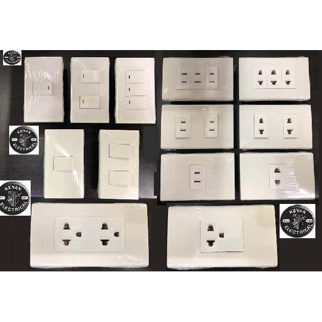 【COD】hengxi13144518 PANASONIC 1 2 3 GANG OUTLET SWITCH DUPLEX AIRCON