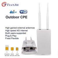 TIANJIE CPE905 Outerdoor Waterproof 150Mbps Smart 4G Router Home Hotspot RJ45 WAN LAN WIFI Coverage Modem External Antenna CPE Power Points  Switches