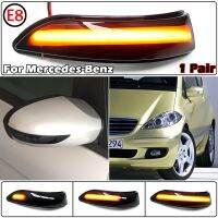 2Pcs LED Dynamic Side Mirror Indicator Sequential Light For Mercedes Benz A B Class W169 A160 W245 2004- 2008 Prefacelift