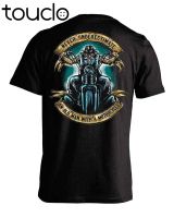 Arrival Mens Tshirt Skull Never Underestimate An Old Man With A Motorcycle Tshirt Hop Street Tshirt Gildan