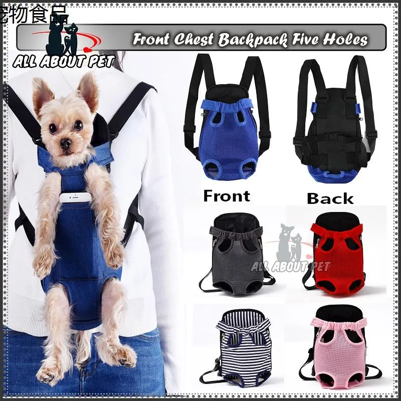 Pet carrier dog top front chest backpack