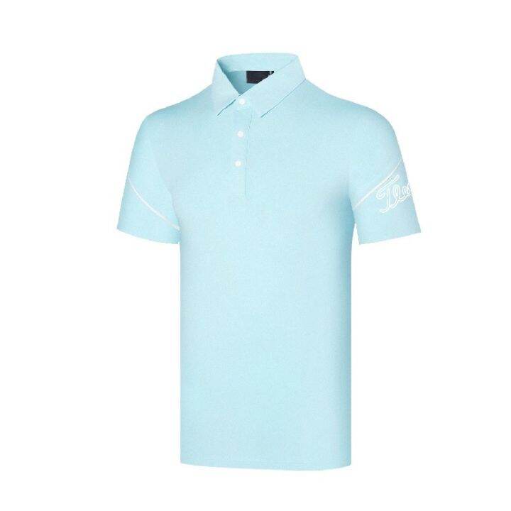 golf-clothing-mens-outdoor-sportswear-short-sleeved-breathable-perspiration-t-shirt-polo-shirt-summer-new-style-j-lindeberg-xxio-mizuno-le-coq-g4-ping1-castelbajac-odyssey