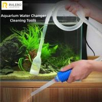 Aquarium Siphon Fish Tank Syphon Vacuum Cleaner Pump Gravel Tool Semi-automatic Water Change Changer Filter Clean Accessories