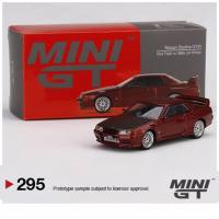 Mini GT  (1:64)  Nissan Skyline GT-R (R32) Red Pearl w/ BBS LM Wheel  No.295