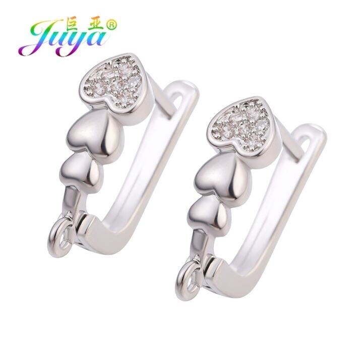 juya-8pcs-lot-wholesale-gold-silver-color-earring-hooks-accessories-for-needlework-dangle-ear-wire-jewelry-making-supplies