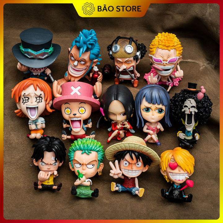 Mô hình One Piece chibi các nhân vật Luffy, Zoro, Sanji, ACE, Sabo ...