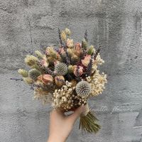 Natural Roses Dried Lavender Flowers Bundles Small Dried Flower Bouquets Lavender Wedding Home Autumn Decor Floral Arrangement