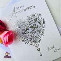 On Your Anniversary Card, Happy Anniversary card, Greeting card, Special Occassion Card, Anniversary