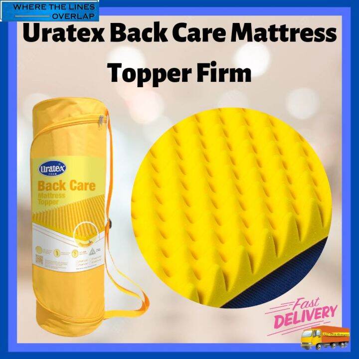 URATEX 100 GENUINE BACK CARE EGG CRATE (YELLOW FIRM FOAM) Lazada PH