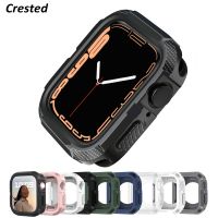 Rugged Cover for Apple Watch Case 44mm 40mm 45mm 41mm 8 se 6 5 3 iWatch Accessorie TPU Screen Protector Apple watch serie 7 case Cables Converters