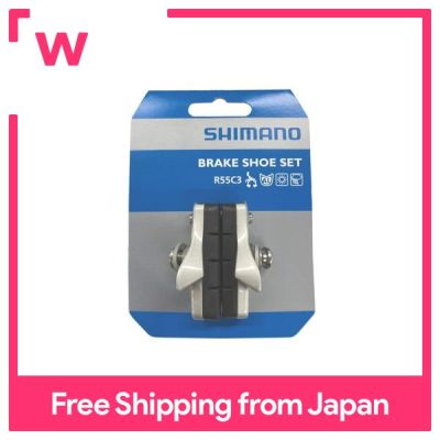 SHIMANO R55C3 (BR-561-S/เงิน) ประเภทตลับหมึกชุดรองเท้าเบรค (คู่) Y8K698020