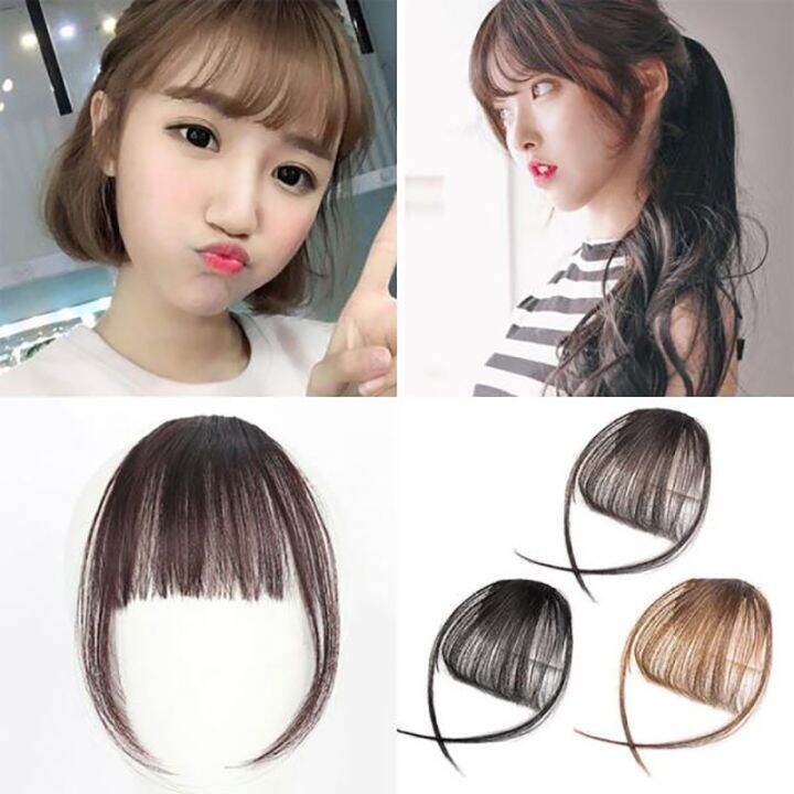 ANGCHI Front Neat Bang Hair Styling for Women Hair Extension Accessories Fringe Hairpieces Air Bangs False Hair Synthetic | Lazada ANGCHI Front Neat Bang Hair Styling for Women Hair Extension Accessories Fringe Hairpieces Air Bangs False Hair Synthetic | Lazada