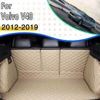 Car Trunk Mats For Volvo V40 2012~2019 Waterproof Coche Rug Car Rear Trunk Mat Accesorios Para Auto Car Accessories Dropshipping Electrical Connectors