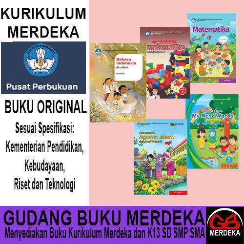 Buku Paket Siswa Kurikulum Merdeka K21 Kelas 1 SD/MI B.indonesia, B ...