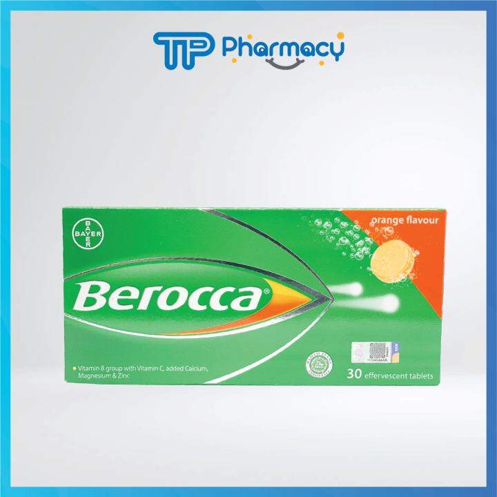 Berocca Perfomance Orange Multivitamin Effervescent Tablet(30's) | Lazada