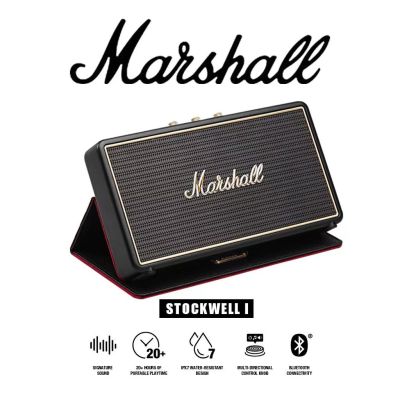 ลำโพงบลูทูธ marshall Stockwell-ดำ แบบพกพา Bluetooth Speaker ลำโพงคอมพิวเตอร์ ลำโพงบลูทูธเบสหนัก ลำโพง