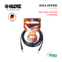 KLOTZ CABLE : KIK4.5PPSW CABLES JACK GUITAR/KEYBOARD 4.5 METERS Made in Germany