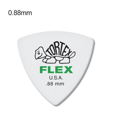 Dunlop FELX 456ปิ๊ก Aksesori Bas กีตาร์สามเหลี่ยมปิ๊ก0.5/0.6/0.73/0.88/1.0/1.14Mm กีตาร์เบส Aksesori Bas