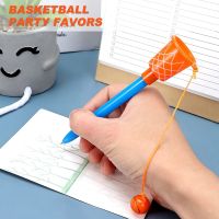 Basketball Hoop Pens,Basketball Party Favors -Sports Novelty Pens with Basketball Toss for Sport Birthday Party