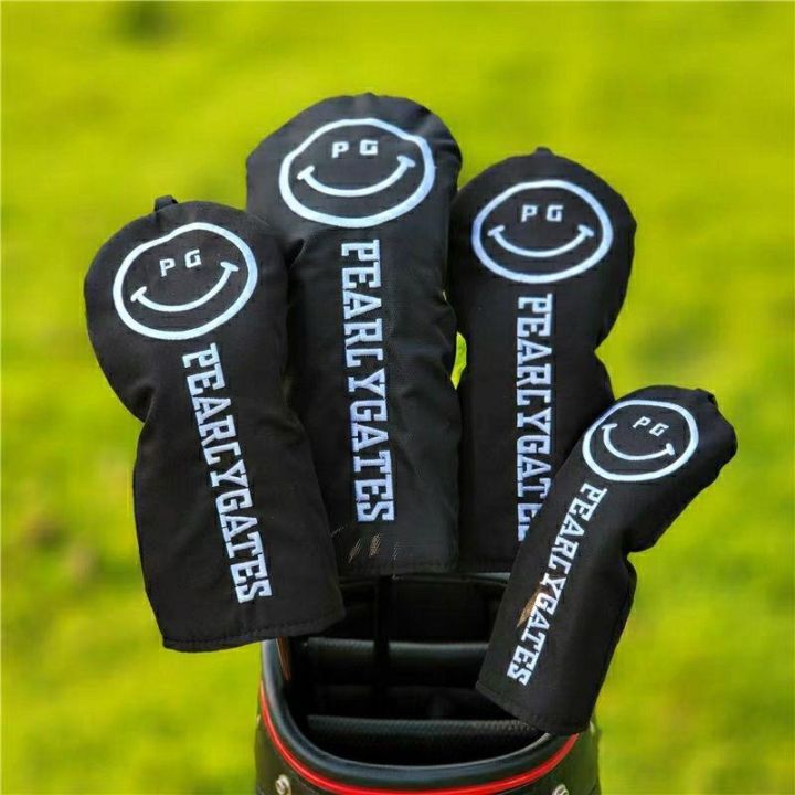 2023-upset-with-pg-smiling-face-wooden-set-of-golf-clubs-set-of-rod-head-cartoon-with-push-cue-protective-cap-sets
