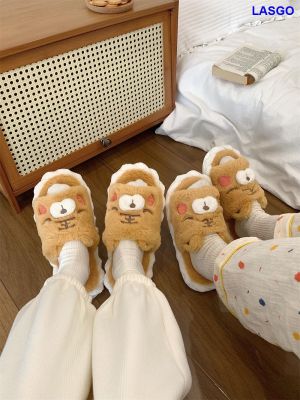 รองเท้าน่ารักปูพื้นกันลื่นสำหรับบ้านของเด็กผู้หญิงห้องนอนคู่รักรองเท้าแตะผ้าฝ้ายกันลื่น