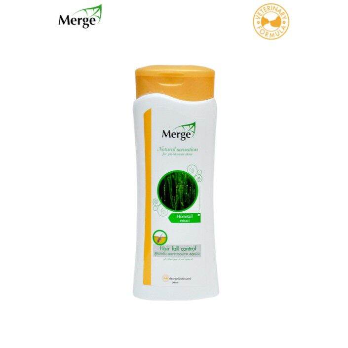 merge-shampoo-เมิร์จ-แชมพูสูตรลดอาการขนหลุดร่วง-ด้วยสารสกัดจากหญ้าถอดปล่อง-300ml