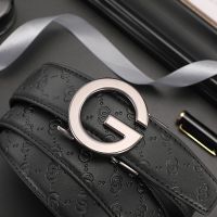 ♤✴  Brand Men Leather Belts Designers G Logo for Luxury Business Fashion ZD2142