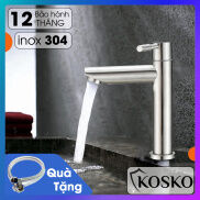 Vòi lavabo inox 304 lạnh cao cấpPhù hợp với mọi loại chậu