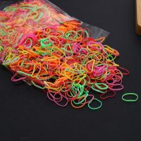 200pcsbag Mixed Colorful Rubber Bands Girls Pet Dog DIY Hair Bows Grooming Hairpin Hair Accessories For small dog supply