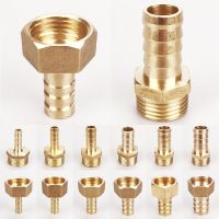 4/ 6/8/10/12/14mm 16mm 19mm 20mm 25mm Hose Barb TO 1/8" 1/4" 3/8" 1/2" 3/4" 1" BSP Female Male Brass Pipe Fitting Gas Connector Valves