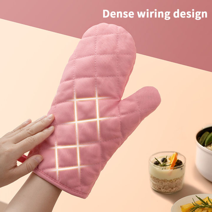 2pcs-machine-washable-protection-anti-slip-home-supplies-reusable-high-temperature-bbq-cake-grill-kitchen-tools-cooking-with-hook-waterproof-oven-heat-resistant-mitts