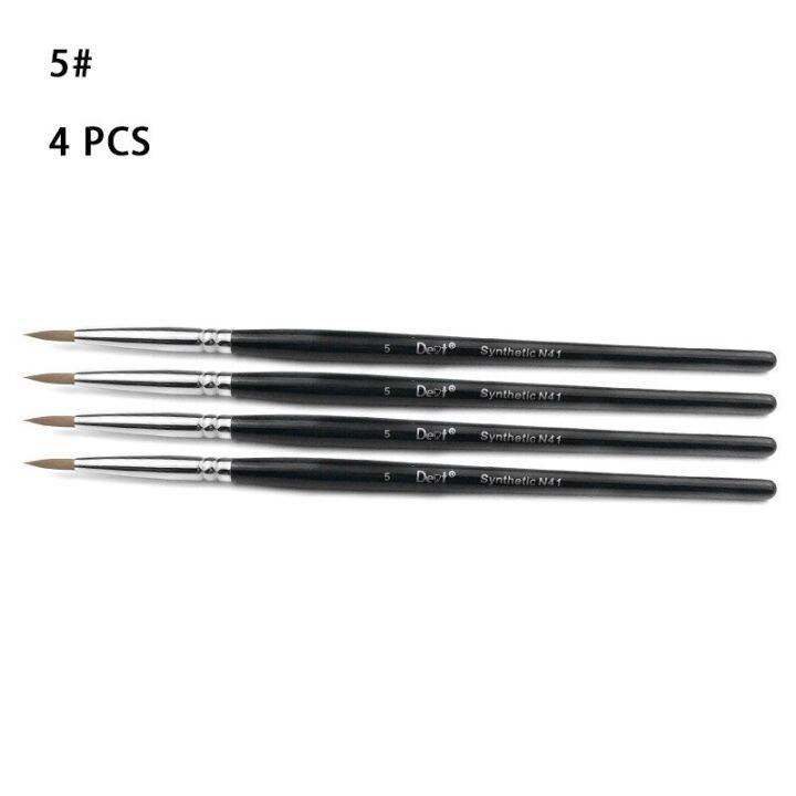 dental-lab-porcelain-brush-pens-5-teeth-shaping-glazing-pen-dental-lab-material-dental-technician-tools-4pcs-set