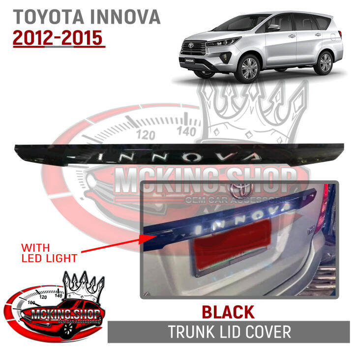 Toyota Innova 20122015 Rear Trunk Lid Assembly (Dual Function Full LED