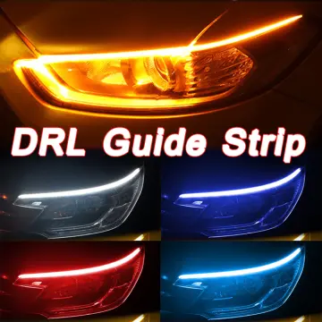 Flexible Waterproof Turn Signal Light White Car Headlight Strips DRL LED  Light - China LED Headlight Strip, LED Strip